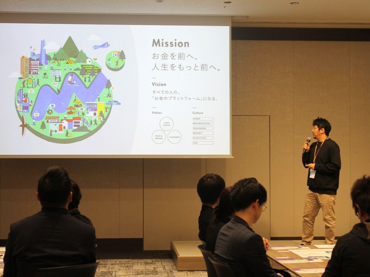 5社の登壇企業による取組み紹介プレゼンのシーン