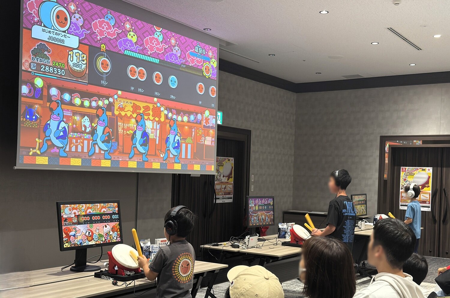 30名規模｜『太鼓の達人』eスポーツ大会・福岡予選 開催事例
