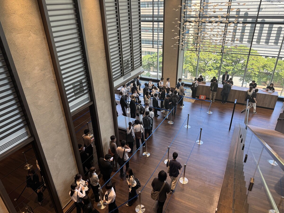 3F Entrance Lobby｜全館貸切により、受付・待機列エリアとして活用