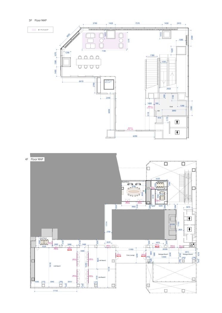 大名カンファレンス フロア寸法図