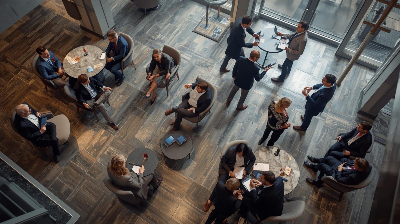 交流を重視したハイブリッドイベントに適した会場イメージ